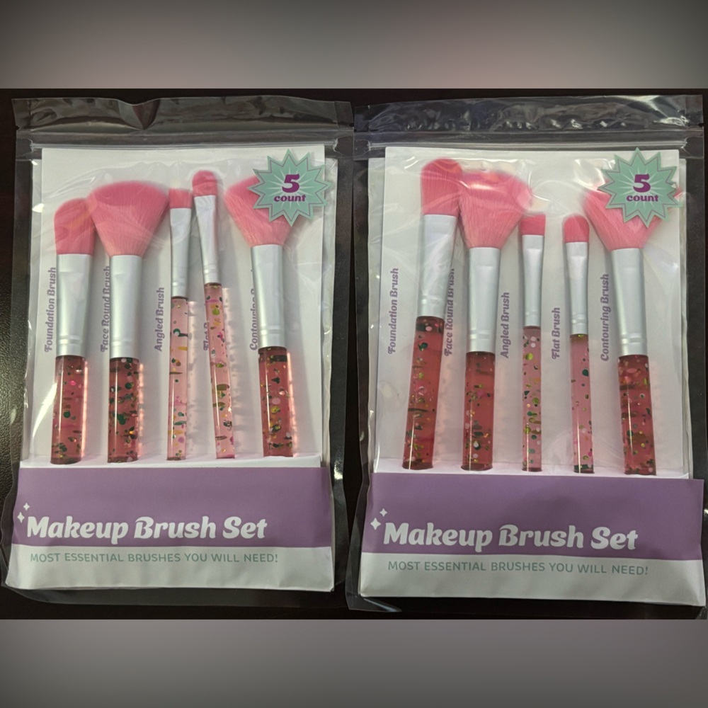 Pink Makeup Brush Set 2 pack